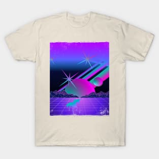 Abstract 80s Retro Graphic T-Shirt